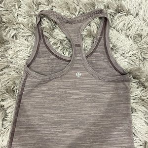 Lululemon Purple (gray~ish) Heathered Tank top